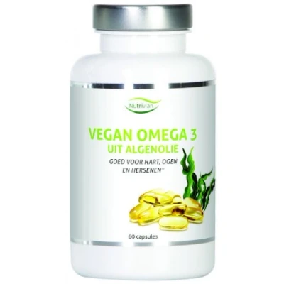 Afbeelding van Nutrivian Vegan omega 3 uit algenolie 60 capsules