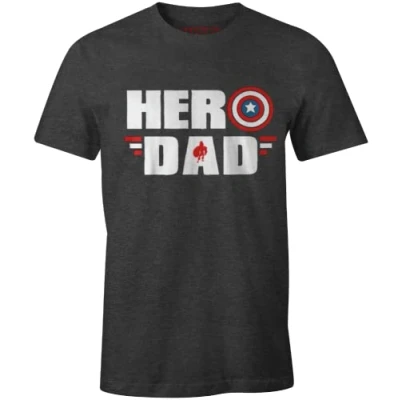 Afbeelding van Marvel MEMARCOTS228 T shirt, antraciet melange, maat S
