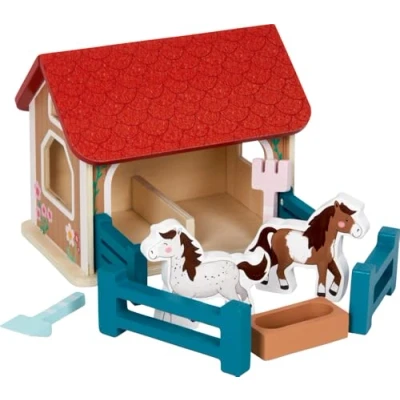 Afbeelding van Coppenrath pony stal speelset My little boerderij