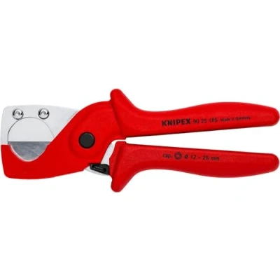 Afbeelding van KNIPEX Buizensnijder voor kunststof composietbuizen uit taaie kunststof, met glasvezel versterkt 12 25 mm (zelfbedieningskaart/blister) 90 185 SB