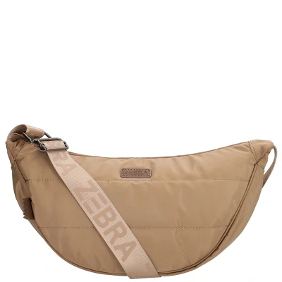 Afbeelding van Zebra Trends Elske Crossbodytas Schoudertas Puffy Lichtgewicht Gewatteerd Taupe