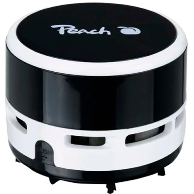 Afbeelding van Peach PA105 mini stofzuiger 1 stuk werkt op batterijen (2 x AA) hoge zuigkracht zwart, lichtblauw, roze of pastelgeel,Zwart