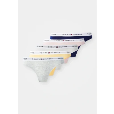 Afbeelding van TOMMY HILFIGER String navy / grijs lichtroze wit