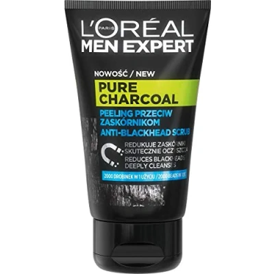 Afbeelding van Men Expert Pure Charcoal Scrub 100 ml