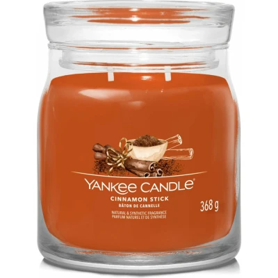 Afbeelding van Yankee Candle Geurkaars Medium met 2 lonten Cinnamon Stick 11 cm / ø 9
