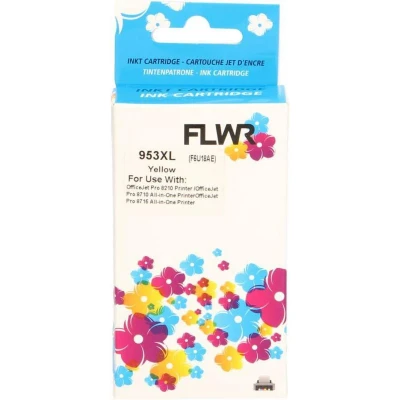 Afbeelding van FLWR Inktcartridge / 953XL Geel Geschikt voor HP