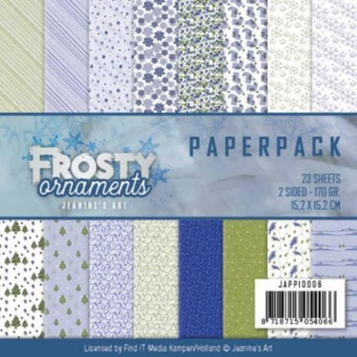 Afbeelding van Paperpack Jeanine`s Art Frosty Ornaments