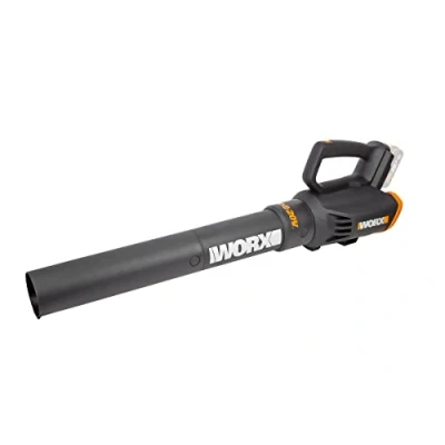 Afbeelding van Worx WG547E.9 Accu Bladblazer, 20V Turbine Technologie, Twee Snelheden, Met Één Hand Te Bedienen, Zonder En Oplader, 20 V, Zwart/Oranje