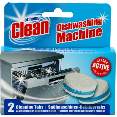 Afbeelding van At Home Clean Vaatwasser Reiniger Tabs 2 stuks 40 gram