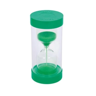 Afbeelding van Tickit COLOURBRIGHT SAND TIMER 1 MIN GREEN