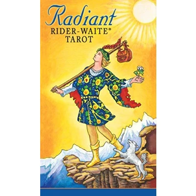 Afbeelding van Radiant Rider Waite Tarot Deck: 78 beautifully illustrated cards and instructional booklet