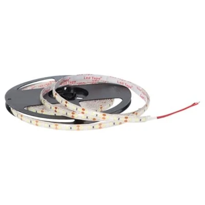 Afbeelding van Ledstrip, 12 V, zelfklevend, 5 m, met 300 stuks 2835 leds, 1200 lumen, warmwit, IP20, doe het zelf, flexibele ledstrip voor binnen, keuken, enz. (warmwit, IP20 (2835)