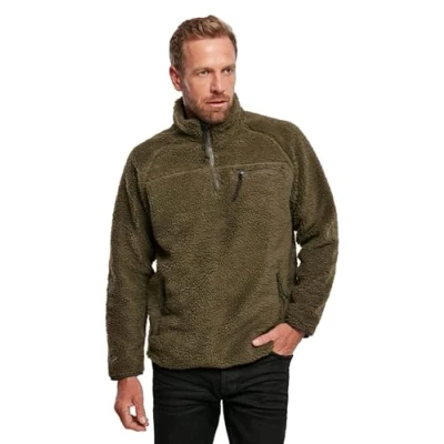 Afbeelding van Brandit Fleece trui, Heren, Maat: 4XL, Olive
