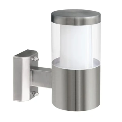 Afbeelding van EGLO BASALGO 1 Wandlamp buiten LED 10.5 cm RVS