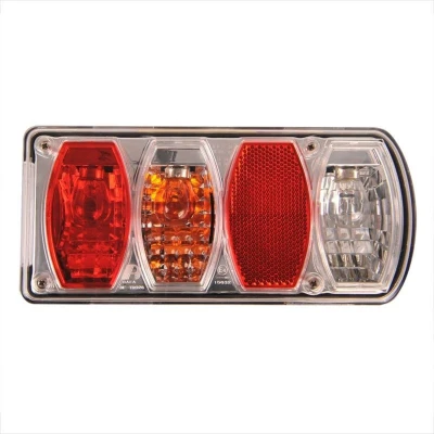 Afbeelding van Pro Plus Achterlicht Aanhangwagen Caravan 6 Functies 222 x 100 mm Rechts blister