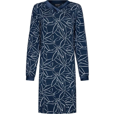 Afbeelding van Duurzaam marineblauw nachthemd Blauw Maat 50