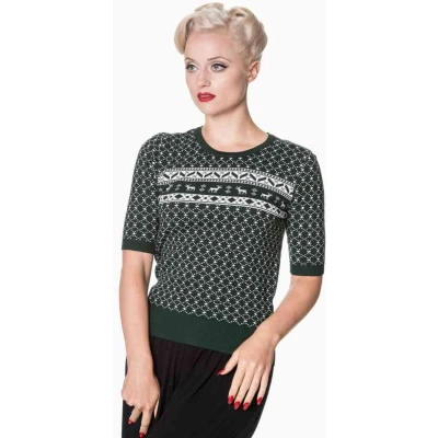 Afbeelding van Dancing Days PAIGE Gebreide trui XL Groen