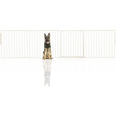 Afbeelding van Bettacare Premium Multi Panel Flexibele Huisdierenbarrière Assortiment, Wit, tot 288cm Breed (32 opties beschikbaar),Hondenbarrière voor Huisdieren Honden en Puppy&#039;s, Puppybarrière geschikt binnen buitengebruik