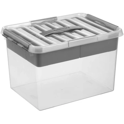 Afbeelding van SUNWARE Q Line Multi Box 22 Liter 400 x 300 260mm transparant/grijs
