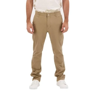 Afbeelding van Dockers Alpha Skinny Tapered Smart 360 Flex Khaki maat W 33 L 34 Heren Chino met Slim fit Pasvorm Super stretch