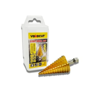 Afbeelding van Stap Boor HSS Titanium Voor Metalen Meerdere Gat Boren Kegel Opgestapt Bits DIY Liefhebbers (5 35MM Bit)