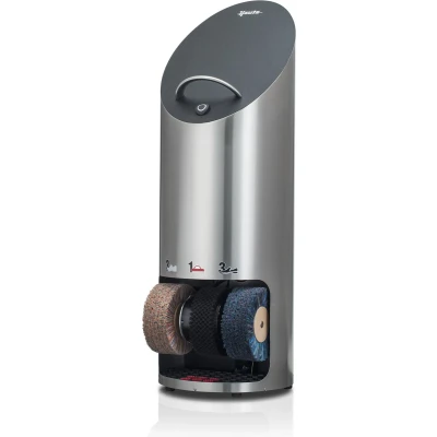 Afbeelding van Heute Ellipse Schoenpoetsmachine Brushed V2A Housing Leather