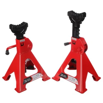 Afbeelding van SIXTOL Mechanic Car Stand Pro 3T Autosteunbokken, 2 stuks, draagkracht 3 ton, in hoogte verstelbaar, stabiele stalen constructie