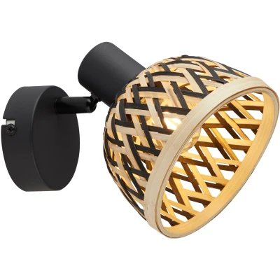 Afbeelding van Searchlight Wandlamp Lance, bamboe