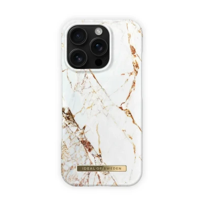Afbeelding van iDeal of Sweden Fashion Backcover voor de Apple iPhone 16 Pro Carrara Gold