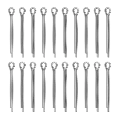 Afbeelding van Be In Your Mind 20 stks Fiets Schijfrem Pad Pinnen Remblokken Splitpen Staal Split Pin Bevestiging Lock Compatibel met Shimano Tektro