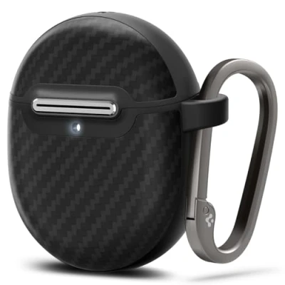 Afbeelding van Spigen Enzo Aramid Case compatibel met Google Pixel Buds Pro 2 (2024) en 1 (2022) Mat Zwart