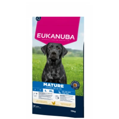 Afbeelding van Eukanuba Mature Large Breed met kip hondenvoer 15 kg