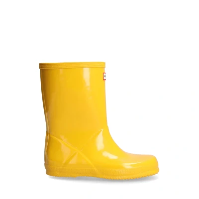 Afbeelding van Regenlaars Hunter Toddler Original First Classic Gloss Yellow Schoenmaat 23