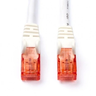 Afbeelding van Netwerkkabel Cat6 U/UTP 1.5 meter (100% koper, Wit)