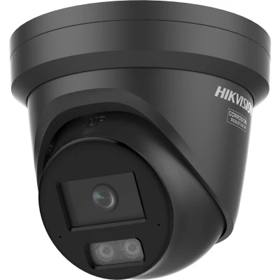 Afbeelding van Hikvision DS 2CD2347G3 LI2UY 4MP 2,8 mm Zwart ColorVu Turret Camera