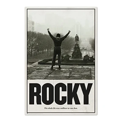 Afbeelding van Grupo Erik Rocky Balboa poster 91,5 x 61 cm opgerold verzonden coole posters kunstposter en prints muurposters