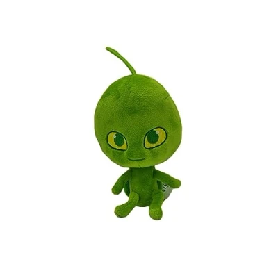 Afbeelding van Bandai Miraculous Ladybug Superzachte Kwami knuffel 15 cm Wayzz P50699