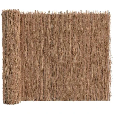 Afbeelding van vidaXL Bruin Natuurlijk Riet 400 x 150 cm Duurzaam Privacy Hek