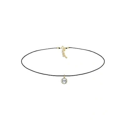 Afbeelding van Elli Basic Choker Ketting goldcoloured, Dames, Maat: 36, Gold coloured