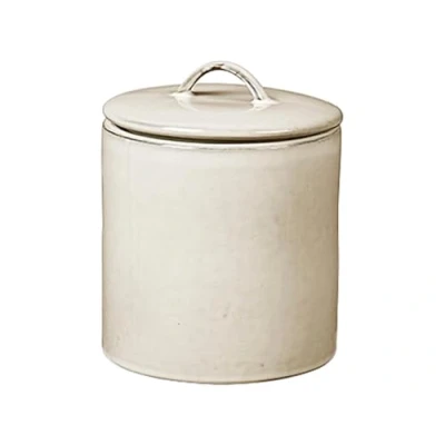 Afbeelding van Broste Copenhagen Nordic Sand pot met deksel 12 cm.