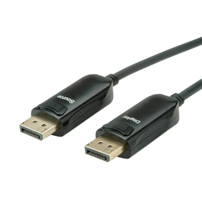 Afbeelding van ROLINE DisplayPort v1.4 Kabel (AOC), M/M, 15 m