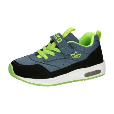 Afbeelding van Lico Blinky Boy, sneakers, grijs/zwart/citroen, 25 EU, grijs, zwart, citroen, EU