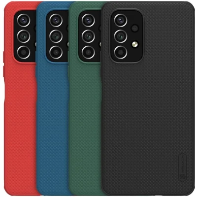 Afbeelding van Nillkin Super Frosted Shield Samsung Galaxy A53 Hoesje Zwart