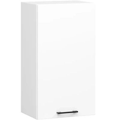 Afbeelding van Keukenkast modulaire OLIWIA W40 met 1 Deur / Hangkast Bovenkast AKORD Furniture Factory Wit 40 x 72 30 cm