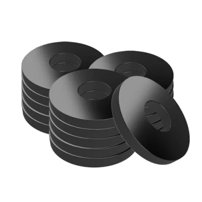 Afbeelding van Offgridtec sluitring zwart roestvrij staal V2A DIN304 M4 x 12 mm 100 stuks.