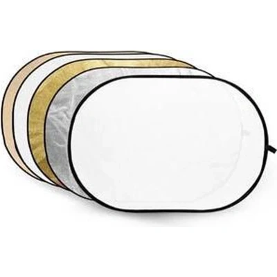 Afbeelding van Godox 5 in 1 Gold, Silver, Soft White, Translucent 60x90cm