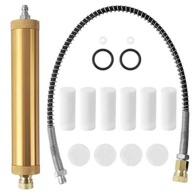 Afbeelding van Luchtcompressorfilter, water en olieafscheider, compressor, waterafscheider, olie PCP luchtfilterpomp, hogedruk luchtfilter, dompelafscheider