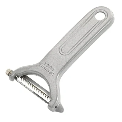 Afbeelding van Westmark Julienne Schneider Quick Spezial 60 Groentedunschiller met grof gekarteld lemmet, retro design, 12.8 x 7.7 1.5 cm, aluminium coating, roestvrij staal, 6096RT60