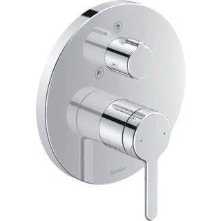 Afbeelding van Duravit C.1 afbouwdeel v. douchemengkraan met omstel 17cm chroom