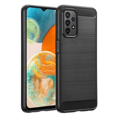 Afbeelding van Samsung Galaxy A23 (5G) Hoesje Siliconen en TPU (zacht) imoshion Softcase/Backcover Zwart Telefoonhoesje